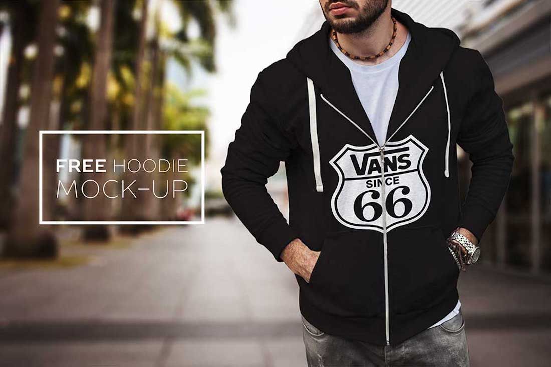 ฟรี hoodie psd mockup