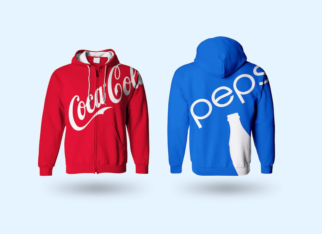 ฟรี Mens Hoodie Sweatshirt Mockup PSD