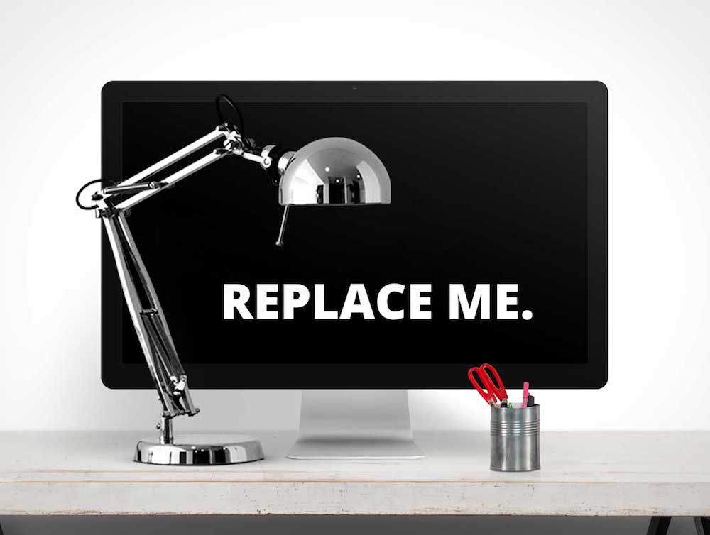 макет настольной лампы imac plus