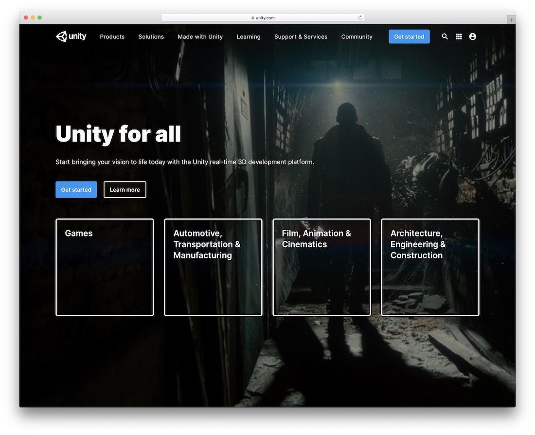 moteur javascript Unity pour créer des jeux