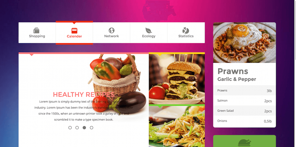 Kit de interfaz de usuario de Metro Foods