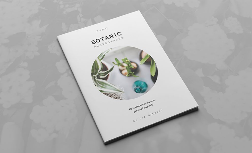 Modèle de portfolio botanique