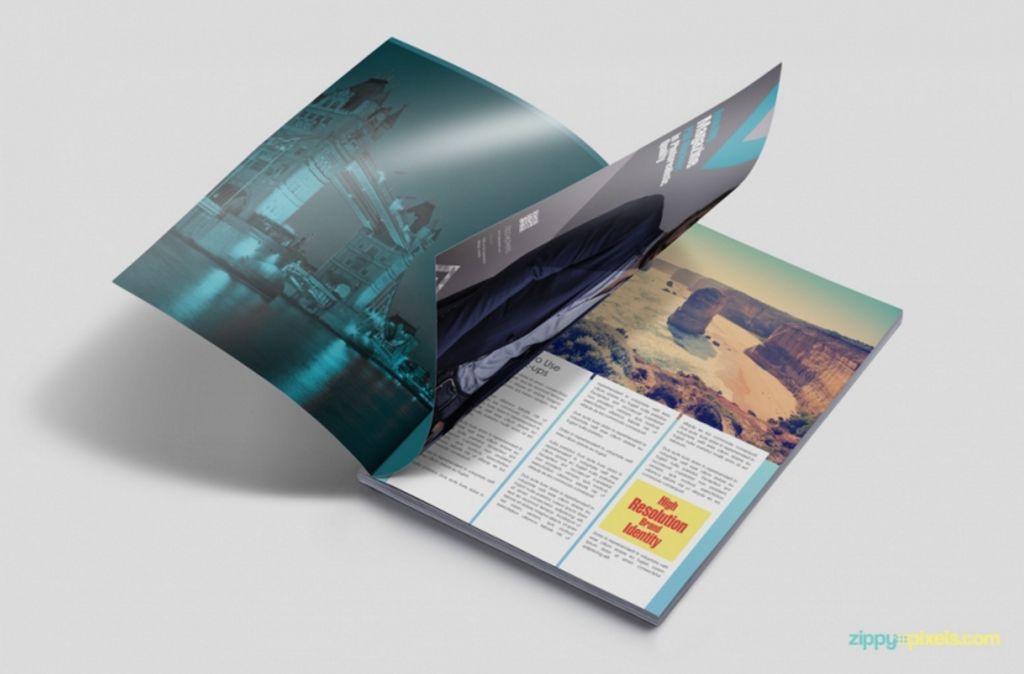 Maquette PSD de publicité magazine personnalisable gratuite