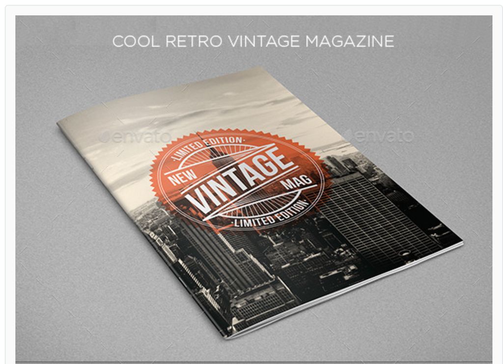 Magazine vintage rétro cool