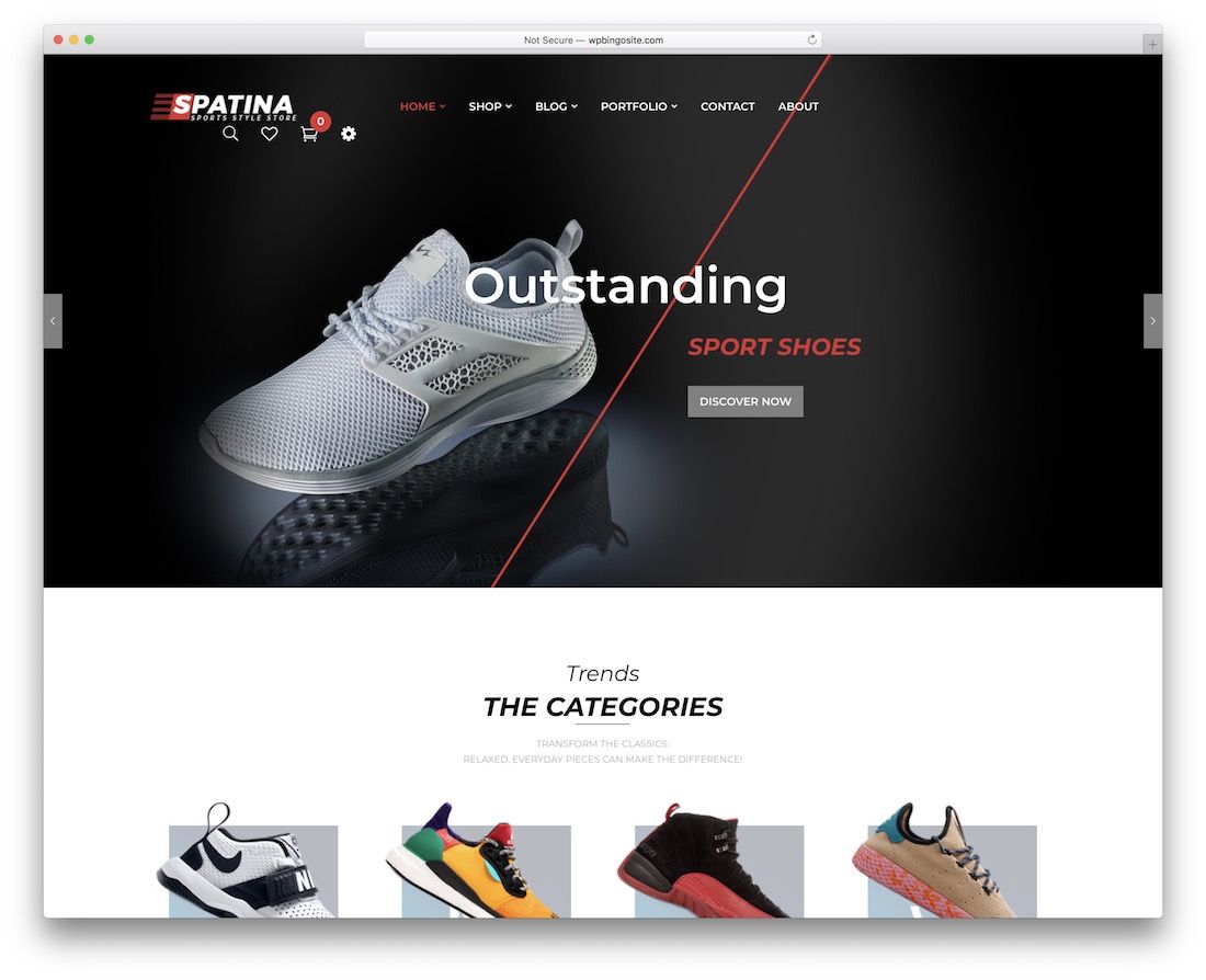 Spatina WordPress Golfthema