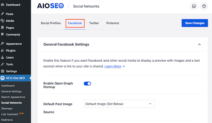 การเพิ่มรูปภาพเด่นเริ่มต้นโดยใช้ AIOSEO