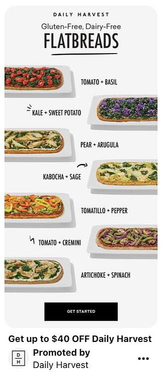Cómo ganar dinero en Pinterest: cómo Daily Harvest usa anuncios pagados en Pinterest para adquirir nuevos clientes