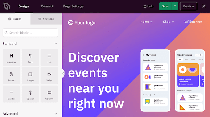Il plug-in per la creazione di pagine SeedProd The SeedProd page builder plugin