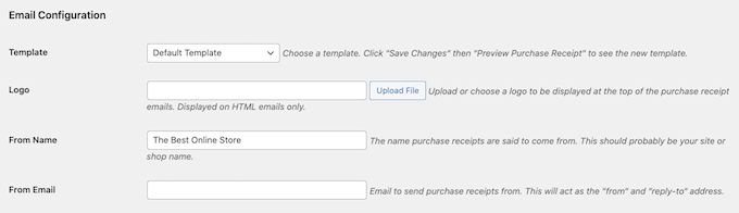 Configurazione dell'e-mail di download digitale Configuring your digital download email