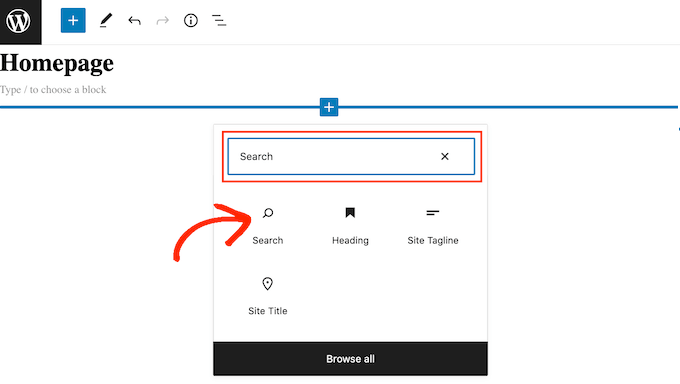 Dodanie paska wyszukiwania do strony głównej WordPress Adding a search bar to the WordPress homepage