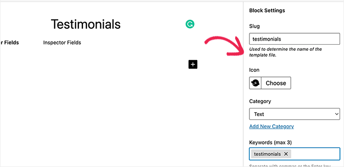 Skonfiguruj ustawienia bloku Configure block settings