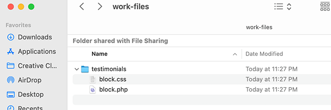 blokowe pliki szablonów block template files