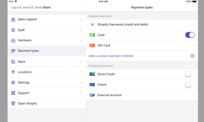Tipos de pago de Shopify para Shopify Vs Wix