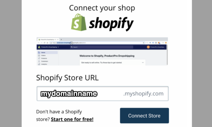Dominio de conexión de Shopify para Shopify Vs Wix