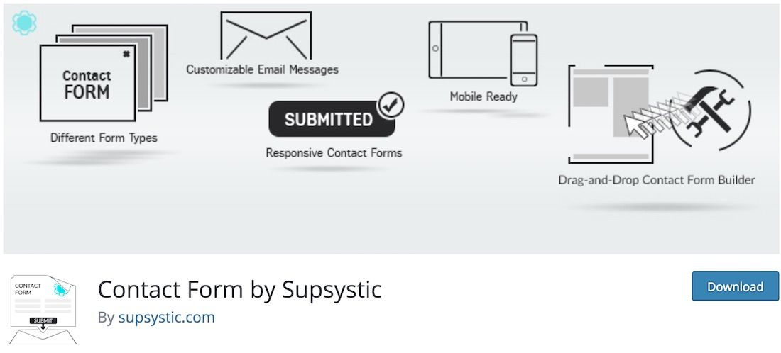 supsysticによるお問い合わせフォーム