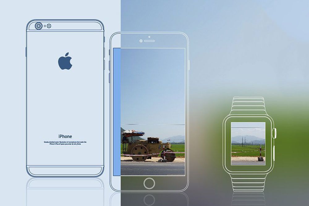 ต้นแบบโครงร่าง iphone