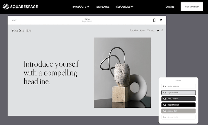 最佳内容管理系统的 Squarespace 示例
