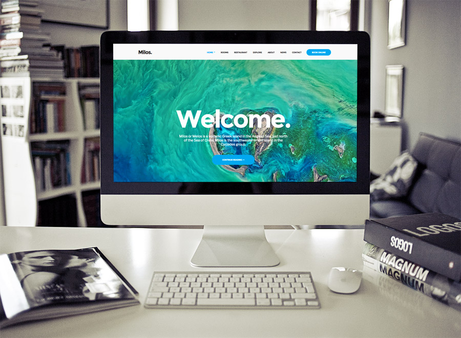 WordPress için Milos teması