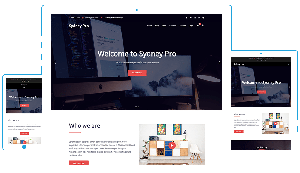 Sydney Pro kunduz oluşturucu teması