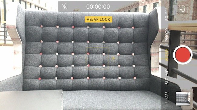 Exemple de guide de marketing vidéo : verrouillage de l'exposition sur iPhone