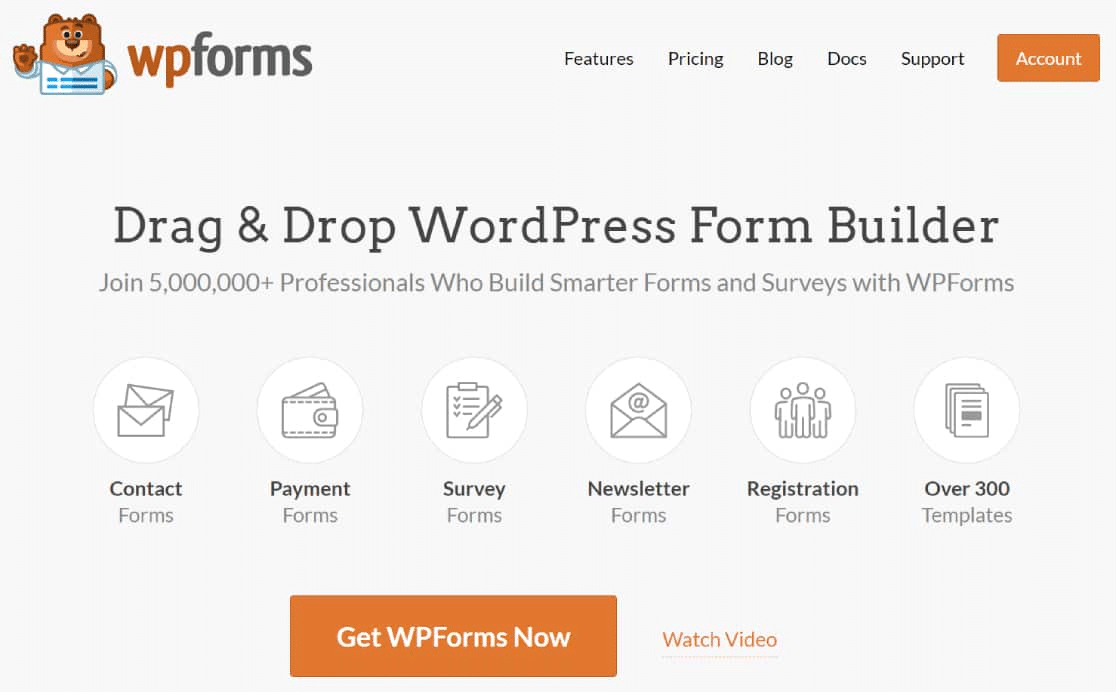 WPForms - 拖放 WordPress 表单生成器