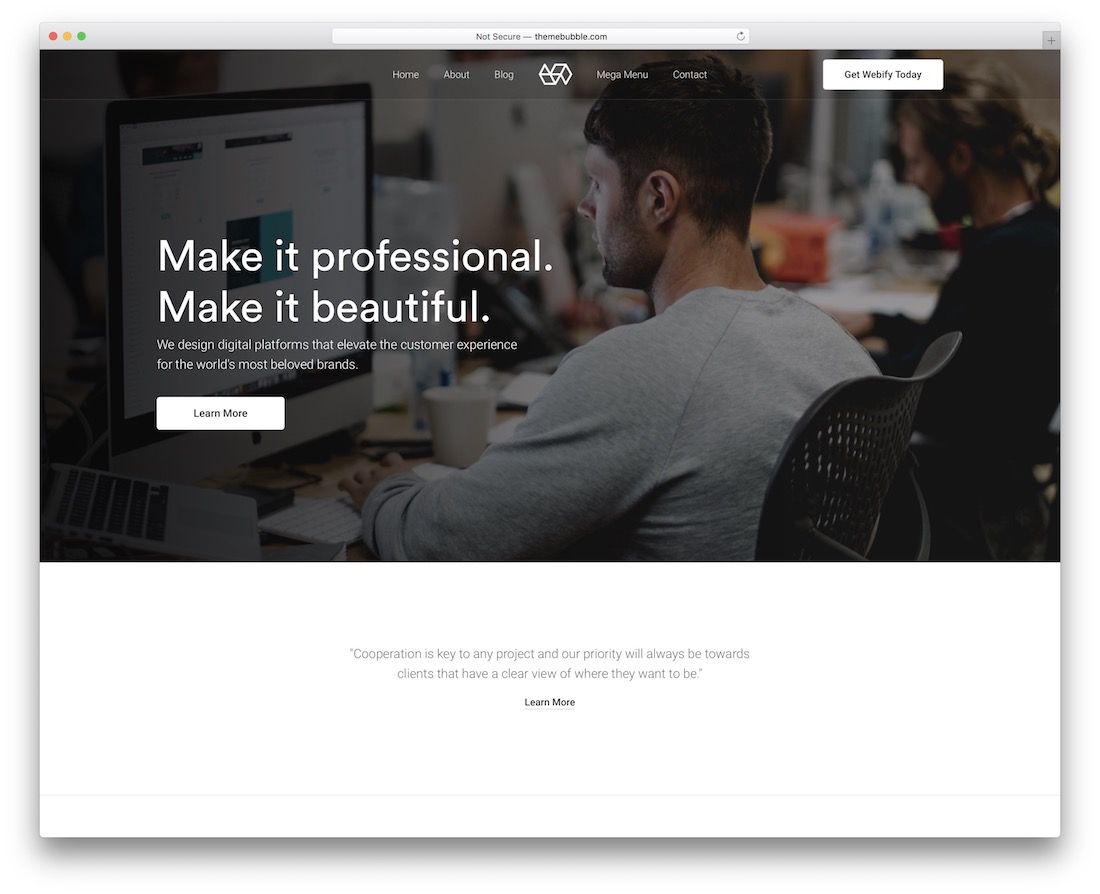 templat situs web asisten virtual webify