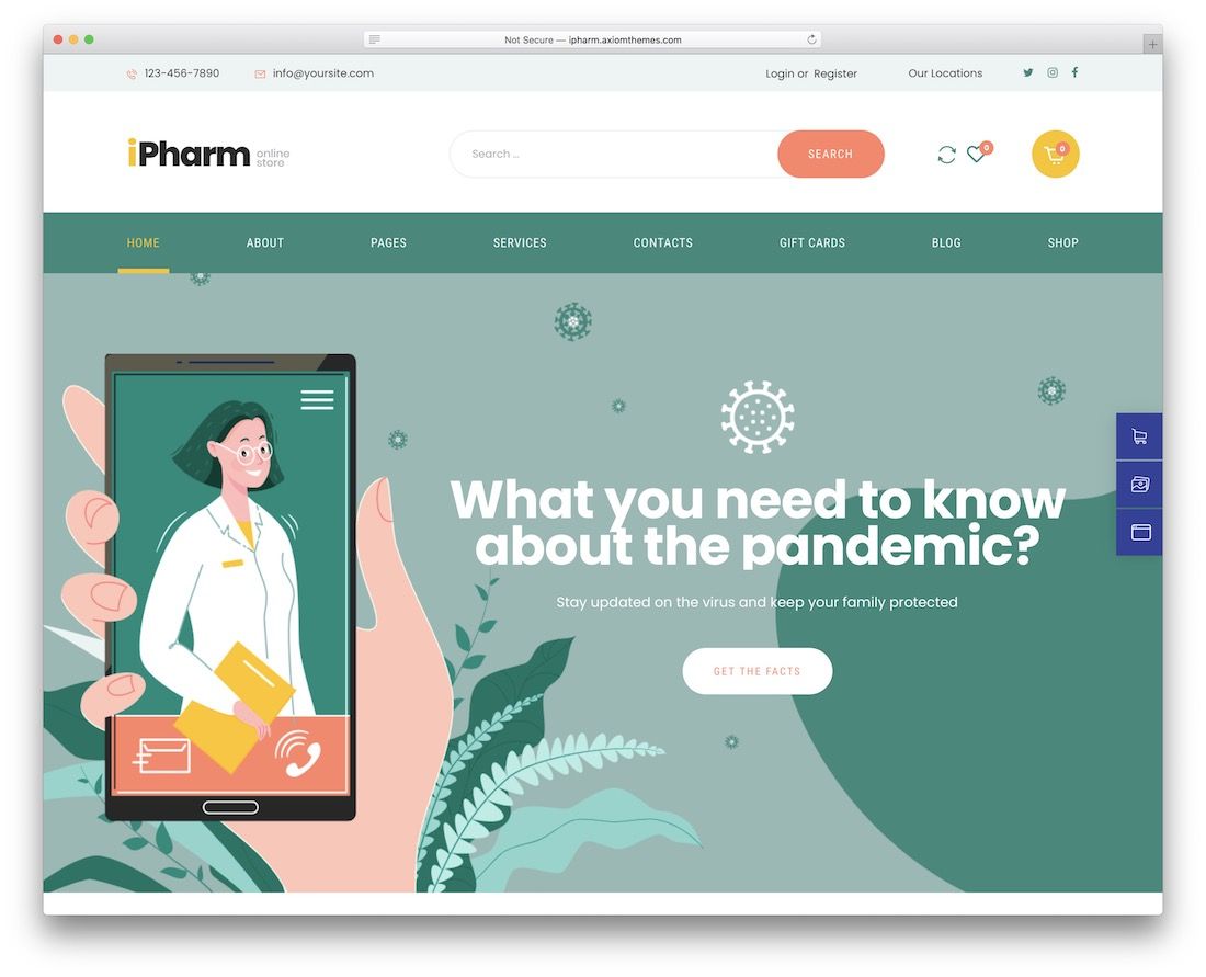 iparm 醫生 wordpress 主題