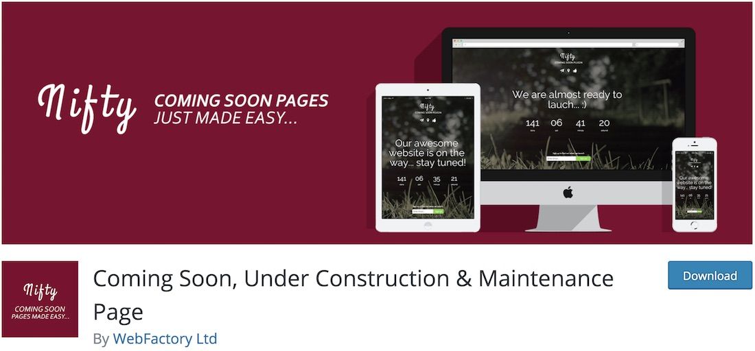 astucieux à venir bientôt plugin de maintenance wordpress
