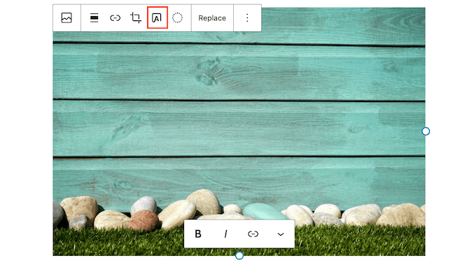 WordPress'te bir görüntünün üstüne metin ekleme Adding text on top of an image in WordPress