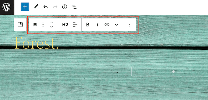 Metni bir WordPress görüntüsünün üstüne stillendirme Styling the text on top of a WordPress image