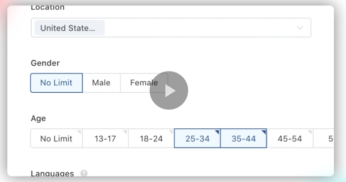按位置年龄和性别划分的 TikTok 广告受众定位 TikTok Ads Audience Targeting by Location Age and Gender