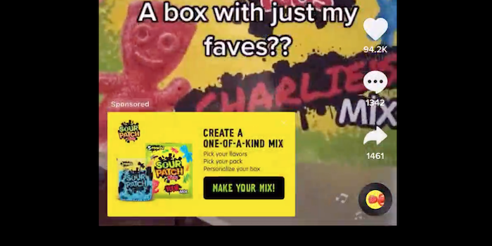 为 Sour Patch Kids 定制的 TikTok 广告自定义组合活动 TikTok Ads Custom Mix Campaign for Sour Patch Kids