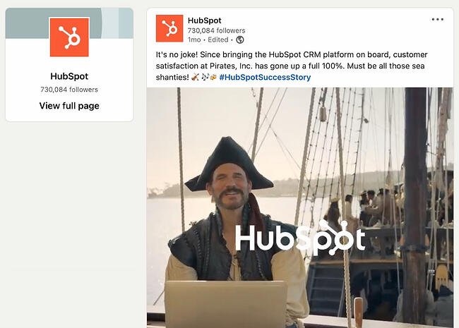 Лучшие практики страницы LinkedIn: используйте интересные визуальные эффекты