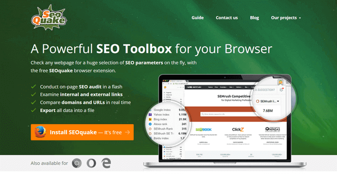 SEOquake seoquake
