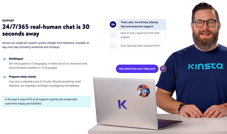 Kinsta-客戶支持