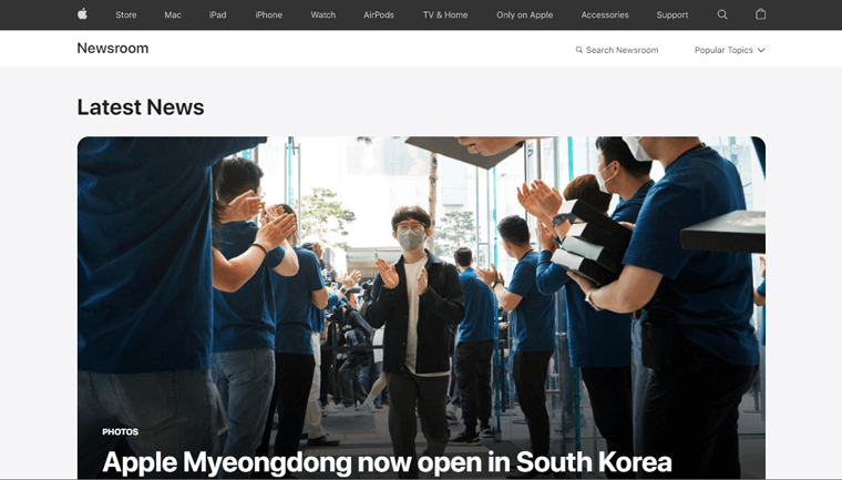 บล็อกของ Apple (ตัวอย่างการมีอิทธิพลต่อความคิดเห็นสาธารณะและการเปลี่ยนแปลงลูกค้าเป้าหมาย)