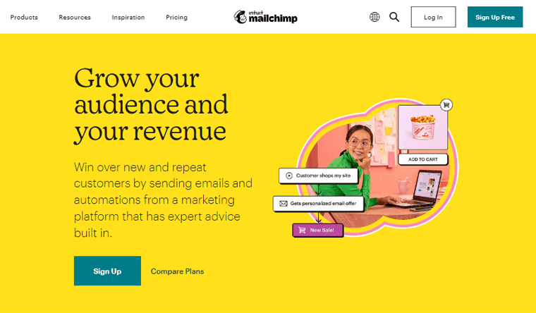Mailchimp-電子郵件-營銷-AWeber-Alternatives
