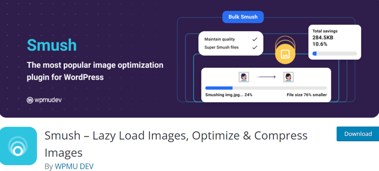 Smush - Il miglior plugin per l'ottimizzazione delle immagini di WordPress