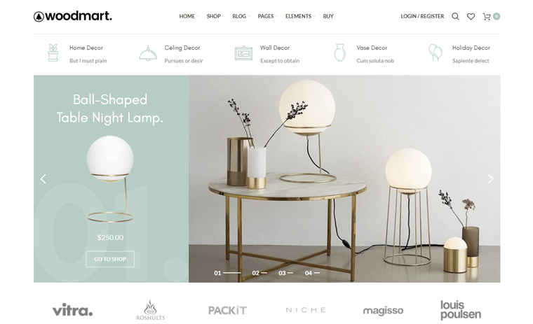 Tema WordPress personalizzabile WoodMart