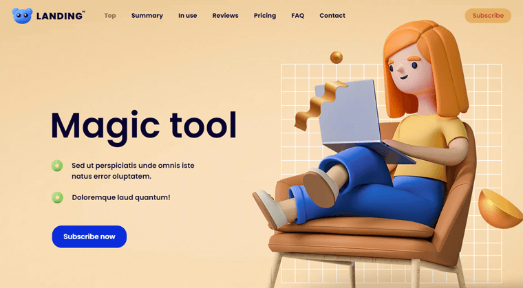 Tema WordPress personalizzabile Betheme