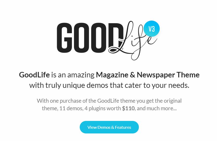 WordPress-Theme für das GoodLife-Magazin und die Zeitung