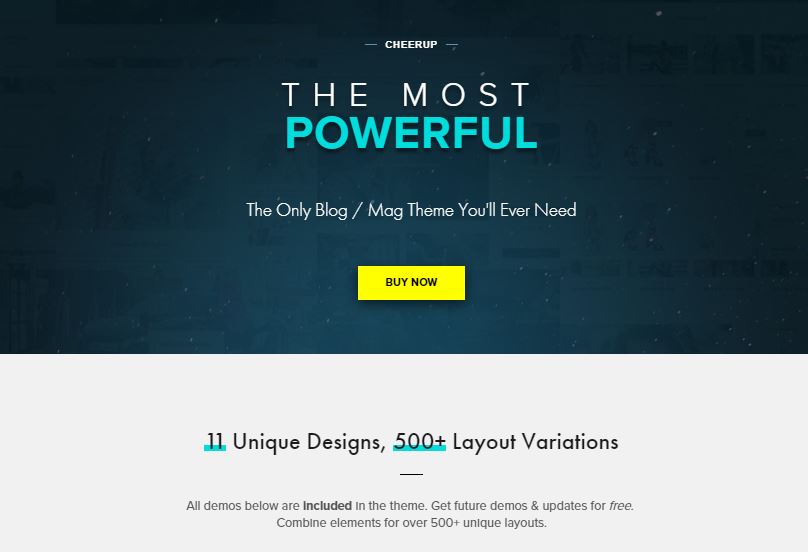 CheerUp Adsense-optimiertes WordPress-Thema