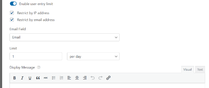 Configurați restricții de intrare în formular Set up form entry restrictions