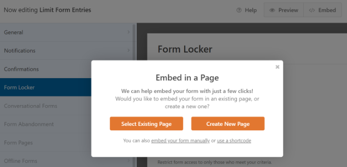 Încorporați formularul dvs. în WordPress Embed your form in WordPress