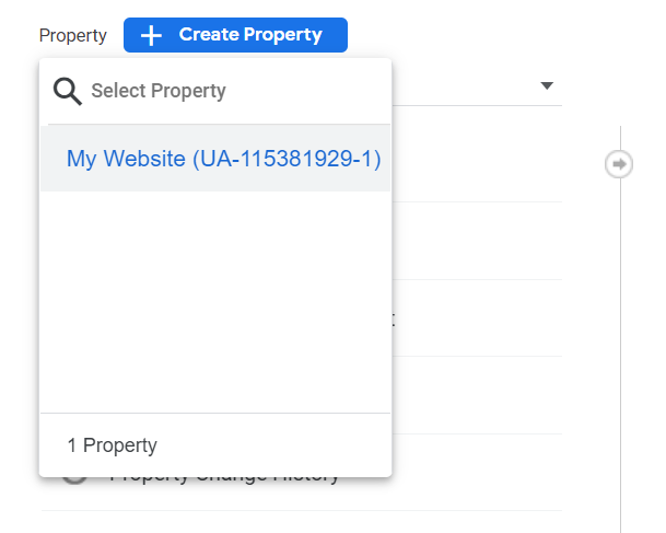 Google 애널리틱스 4 설정 방법 - 속성 열 How to Set Up Google Analytics 4 - Property Column