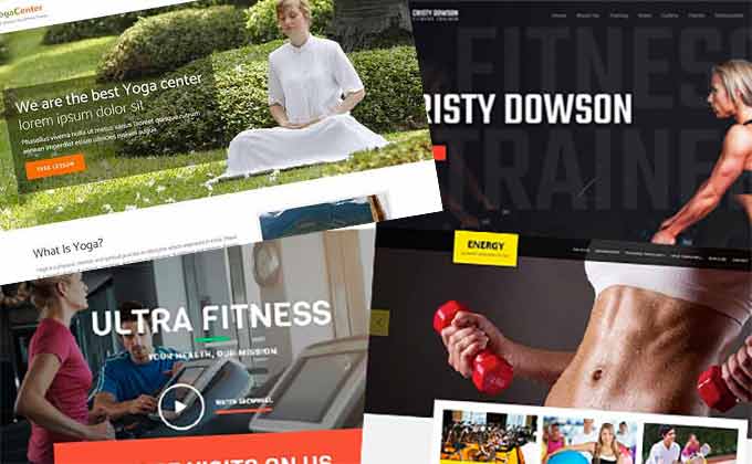 Temi WordPress per siti web di palestre WordPress themes for gym websites