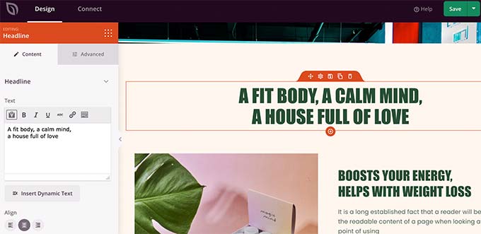 Modifica tema Edit theme
