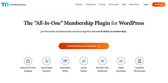 Sito Web MemberPress MemberPress Website