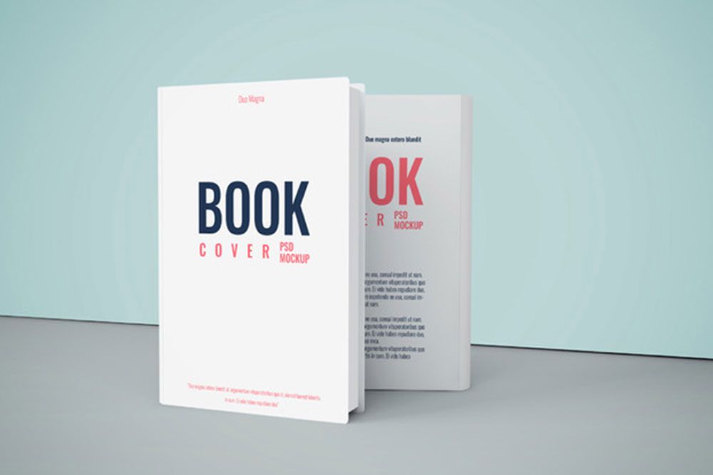 modello di copertina del libro