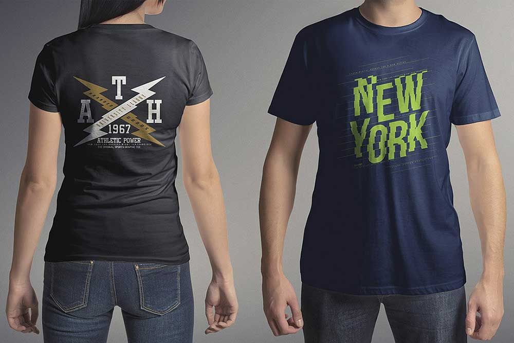 maquete de camiseta preta